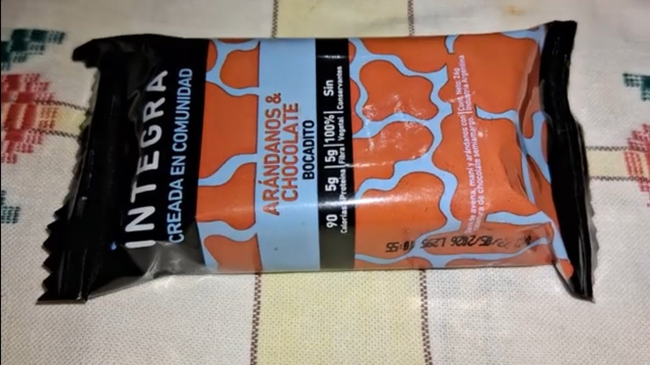 BOCADITO ARÁNDANOS Y CHOCOLATE INTEGRA (Review Exclusiva) Leer Descripción