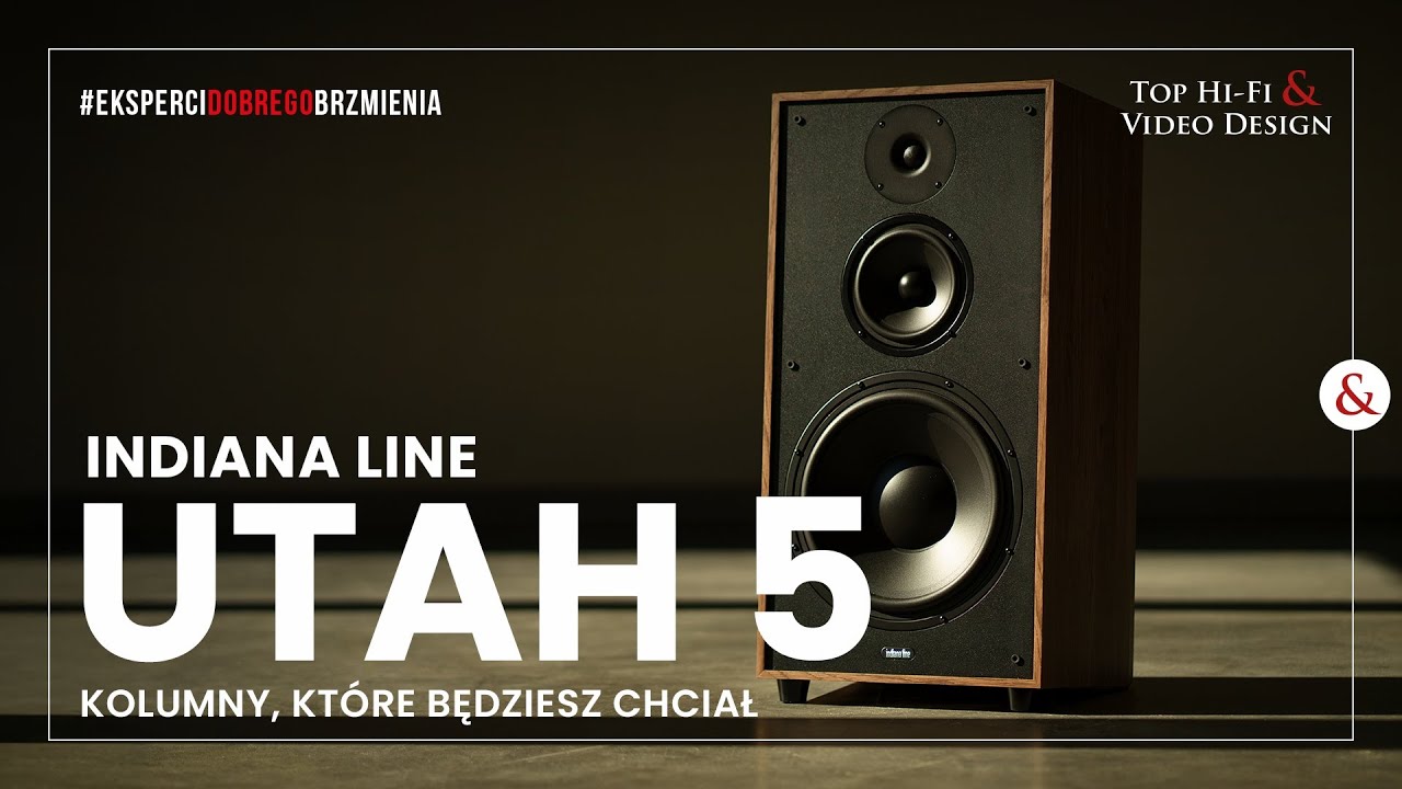 Najlepsze kolumny do domu, w cenie na którą każdy może sobie pozwolić? - Indiana Line UTAH 5