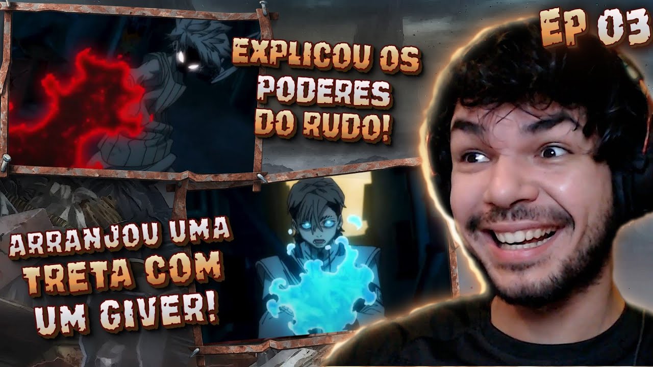 (IGUALZINHO COLISÃO? KKKK) REACT GACHIAKUTA EPISÓDIO 03