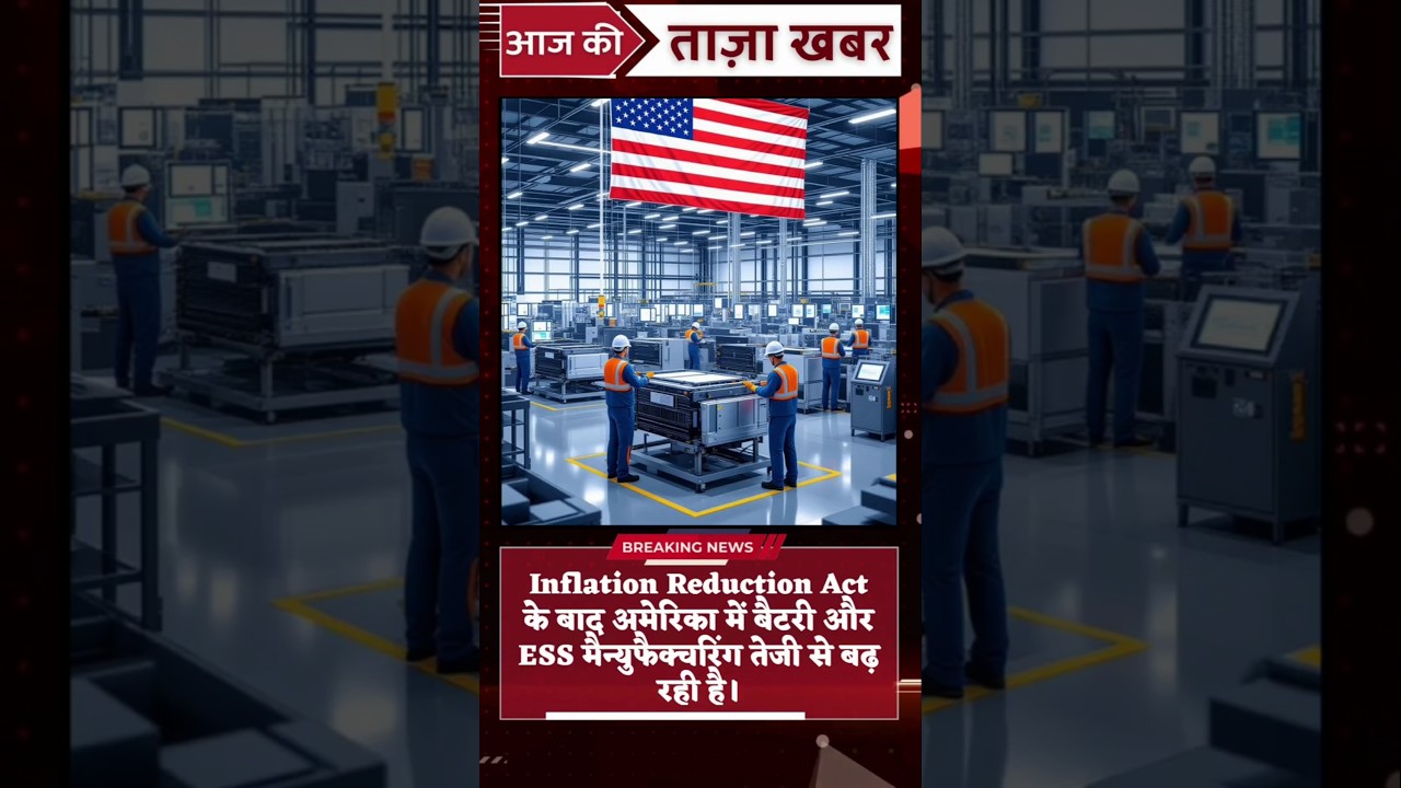 US Battery Boom! 🇺🇸 Tesla, LG & Canadian Solar का बड़ा दांव | Energy Storage Revolution 2025 