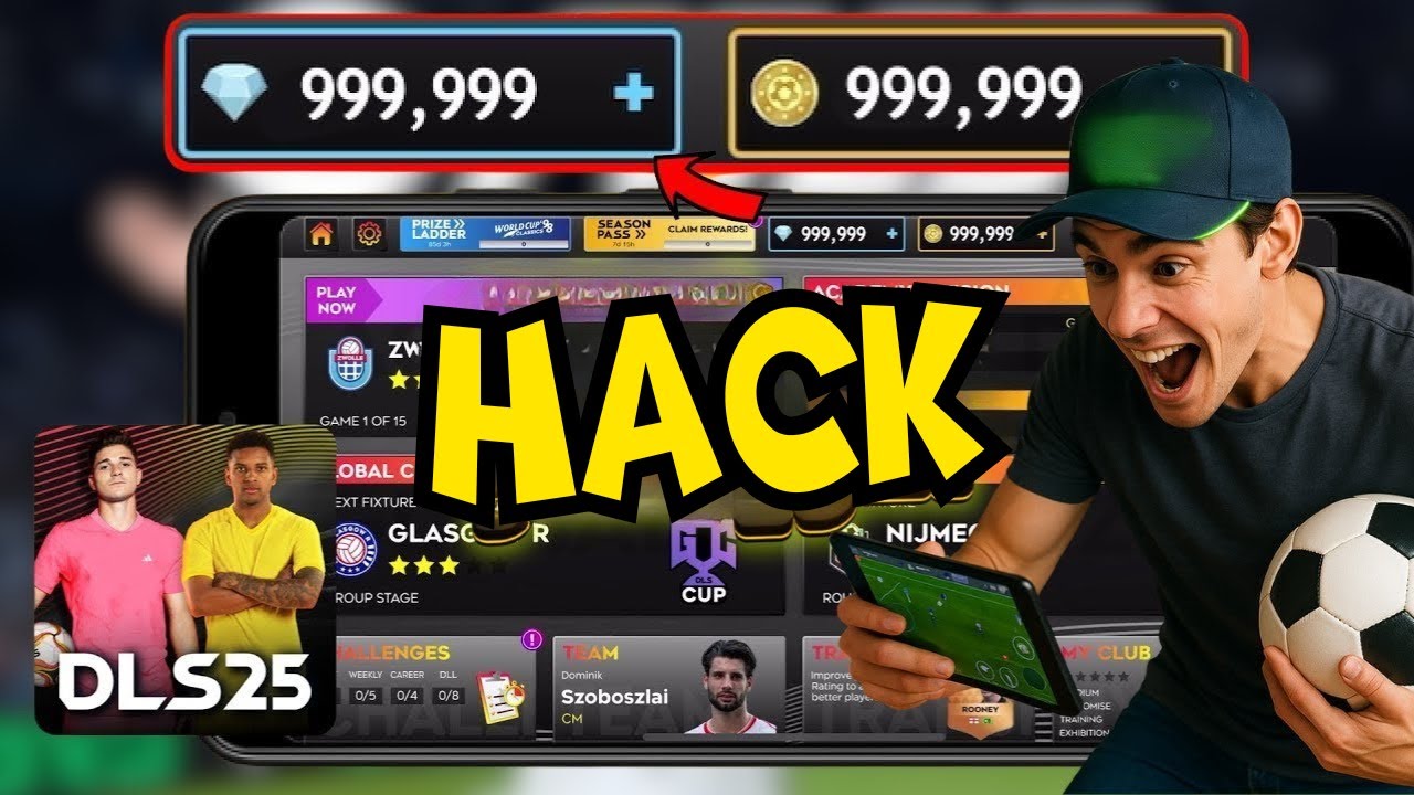 DLS 25 Coins & Gems Hack 🔥 How to Get Unlimited Coins in Dream League Soccer 2025 (No Ban Method!)
