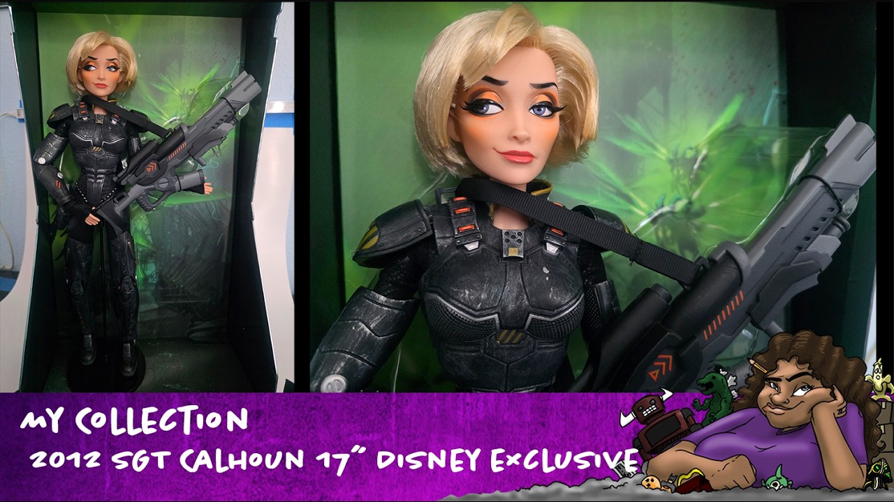 2012 Disney Store Exclusive Sergeant Calhoun 17 inch doll - Wreck It Ralph Part 2