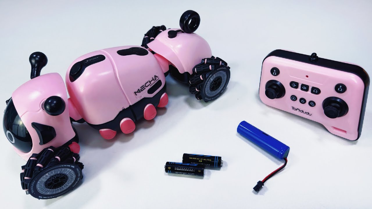 Unboxing Cool remote control caterpillar, bicycle model, head ball spinning ducklingelectric octopus