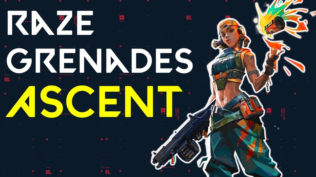 Best Raze Grenade Spots On Ascent | Valorant