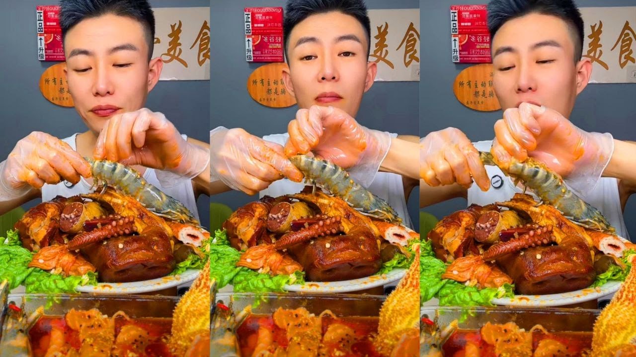 EXTREME SEAFOOD FEAST 🦐 Huge Shrimp & Octopus Mukbang #ASMR #Mukbang