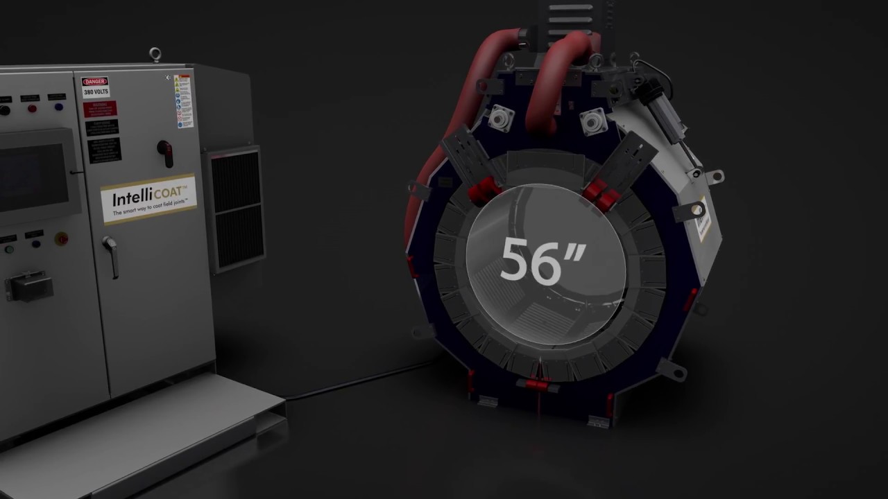 Shawcor's Canusa-CPS InteliCOAT™- Application Process. Animation.