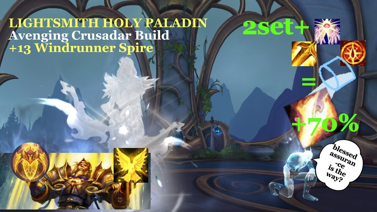 Windrunner Spire +13 | Lightsmith Holy Paladin PoV | M+ | WoW | Midnight S1
