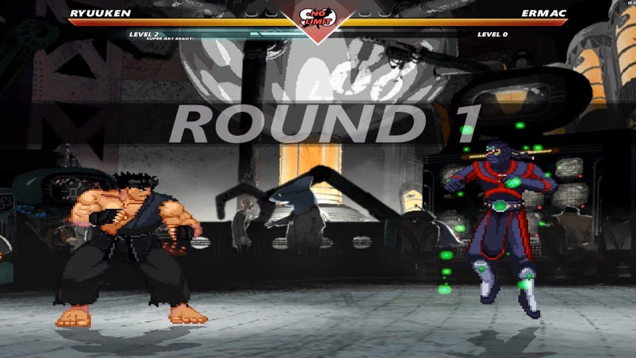 Ryuuken vs Ermac [EPIC FIGHT MUGEN]
