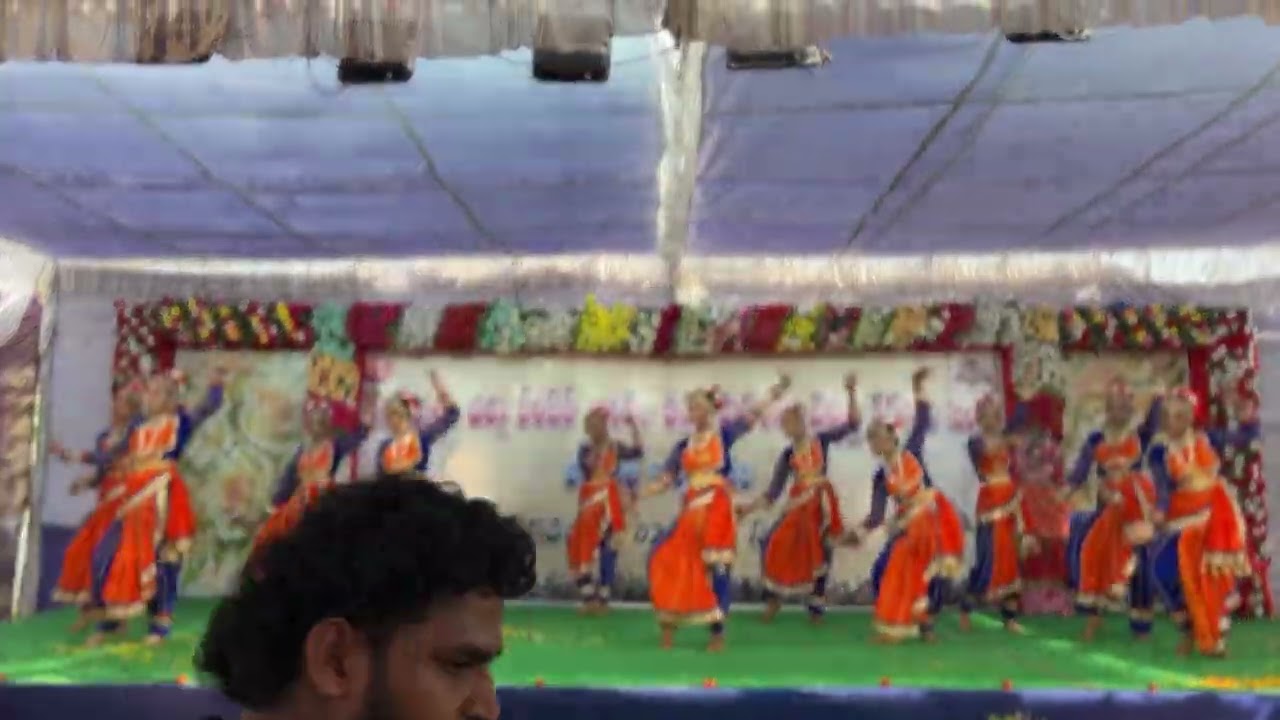 Classical dance by girls school students.. #anjisadx #adx #kurnool 