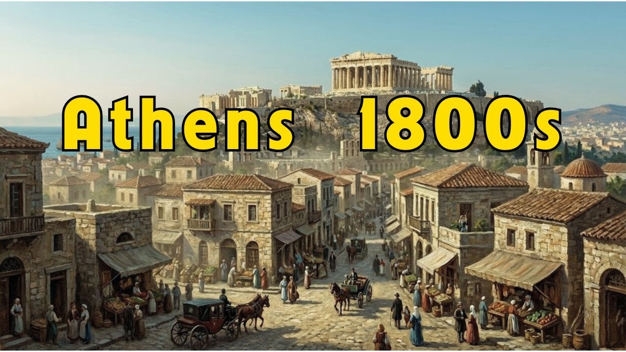 Daily Life Of Athens 1800s (AI Reconstruction)