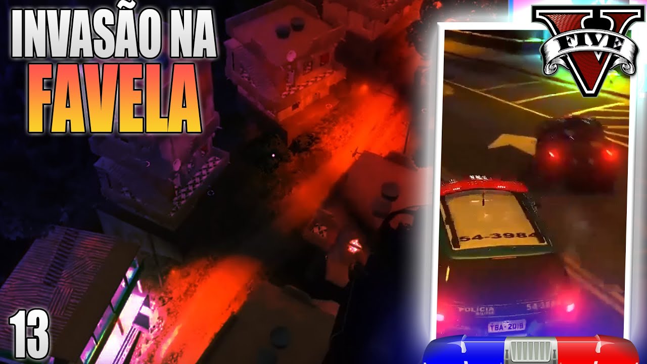 INVASÃO NA FAVELA - GTARP #13 (ESPECIAL POLICIAL)