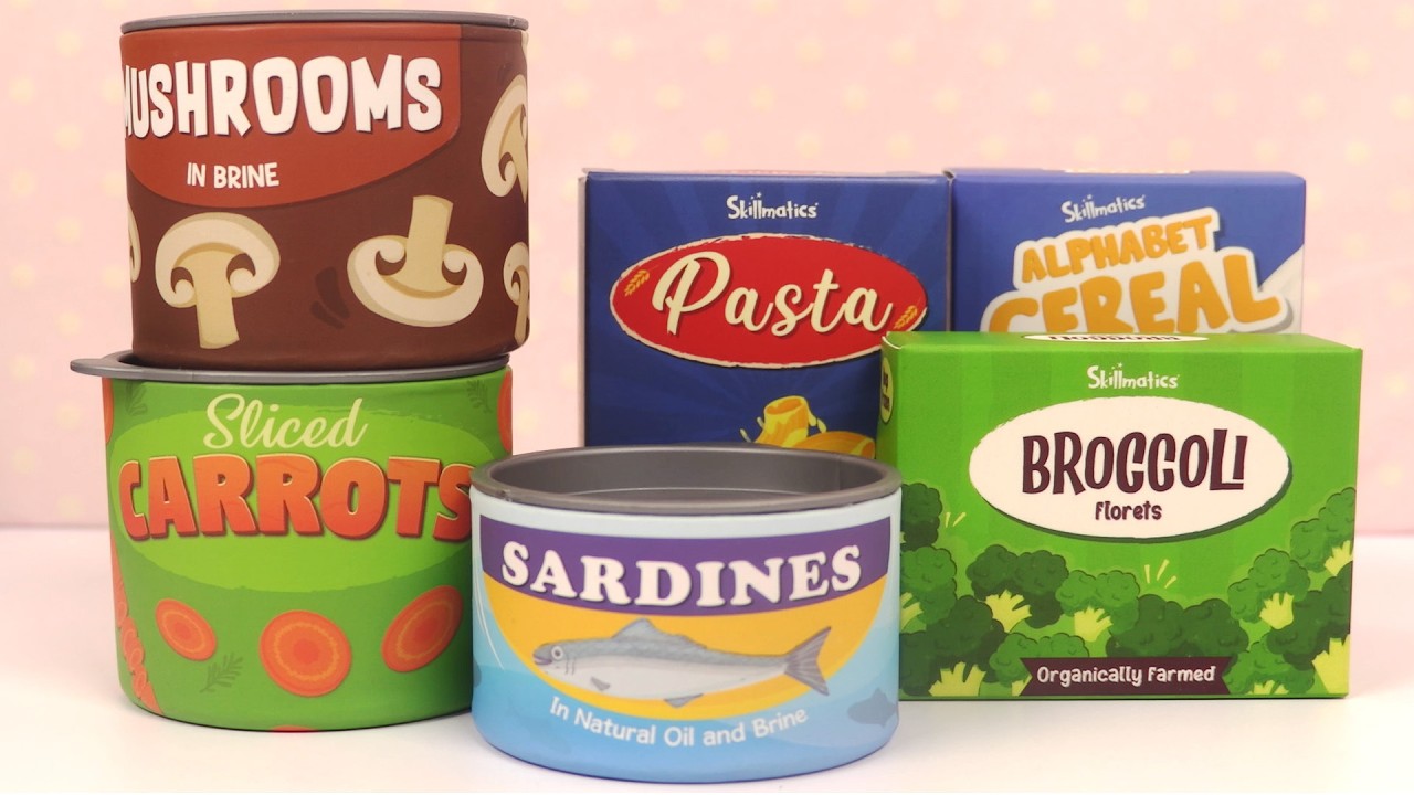 Apprendre à Compter les Aliments Légumes Sardines Féculents