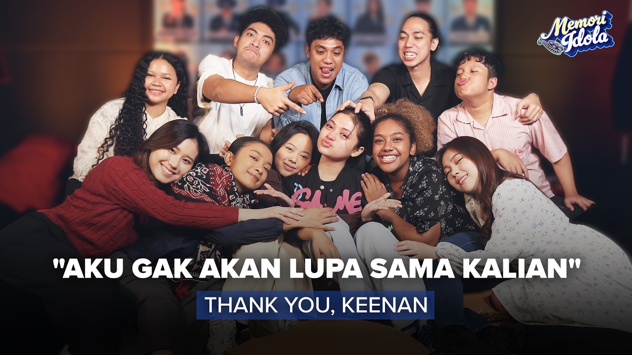 Tangis Keenan Pecah saat Berpamitan dengan TOP 10🥺 | Idol Xtra Memori Idola - Indonesian Idol XIV