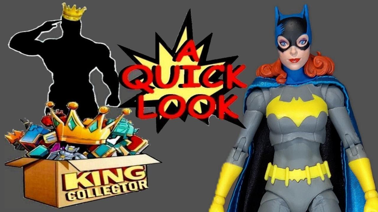 Batgirl Classic DC Multiverse McFarlane Toys Batman Comics Action Figure Quick Look Review