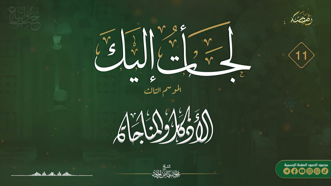 برنامج لجأت إليك || الموسم الثالث اليوم الحادي عشر || الشيخ محمود الحمود