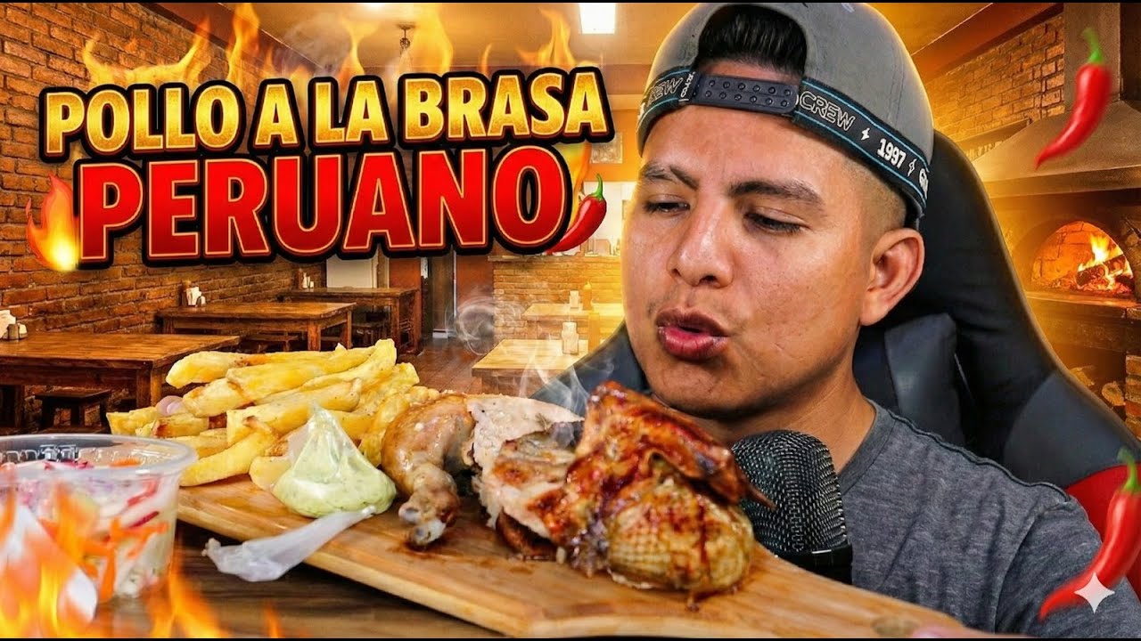 COMIENDO POLLO A LA BRASA  - ASMR