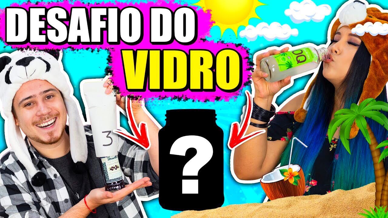 O QUE TEM NO VIDRO MISTERIOSO? DESAFIO DO VIDRO | Jeru e Cheru