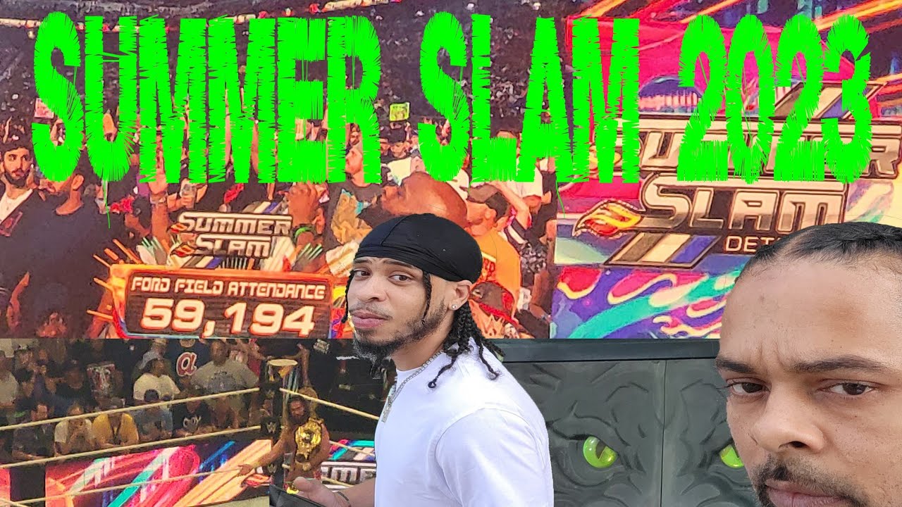 SUMMER SLAM 2023 DETROIT #VLOG #WWE #SUMMERSLAM23