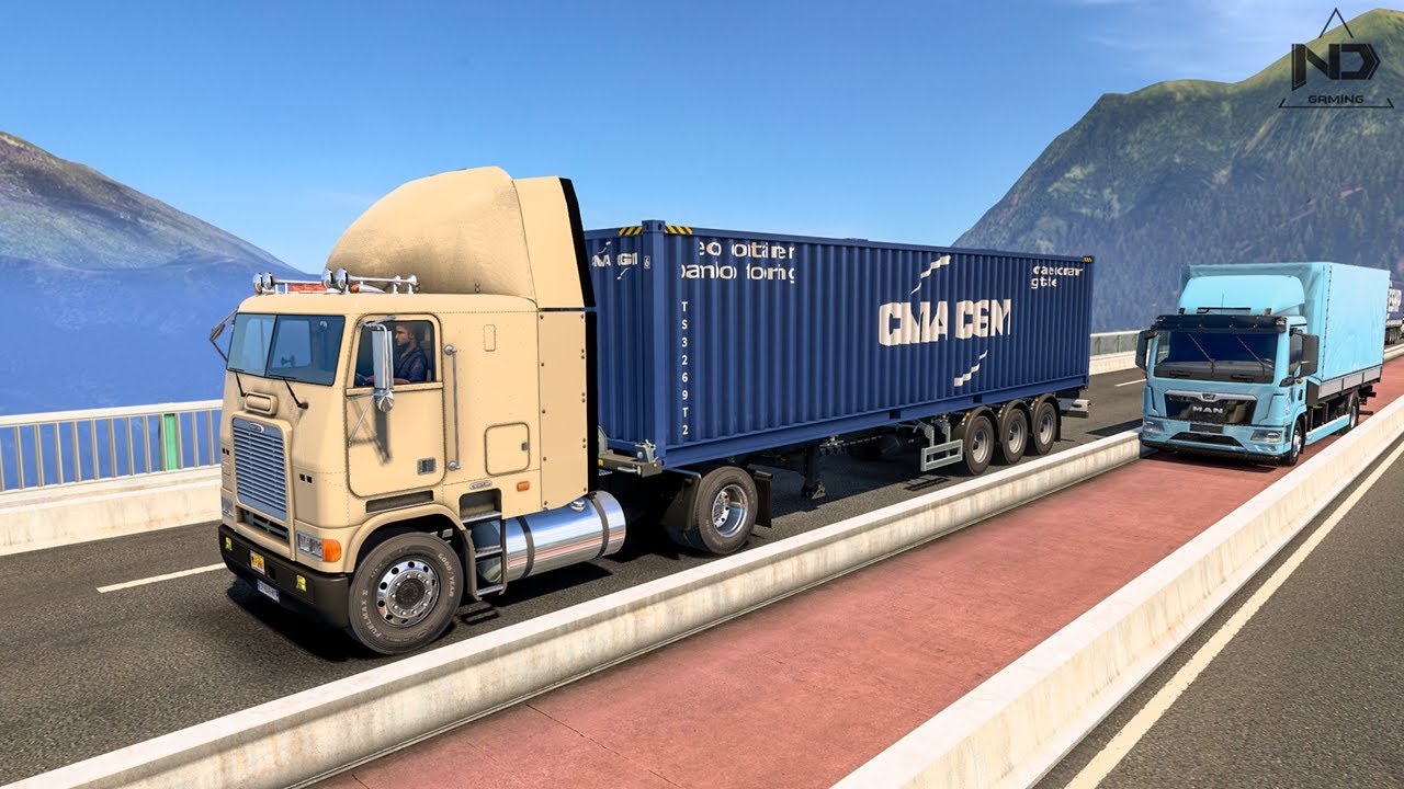 ETS2 Online - Chuyến Hàng Cuối Năm Cùng Xe Đầu Kéo Mỹ