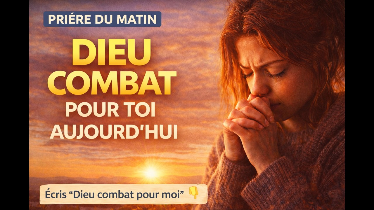 Dieu combat pour toi aujourd&rsquo;hui | Pri&egrave;re du matin puissante
