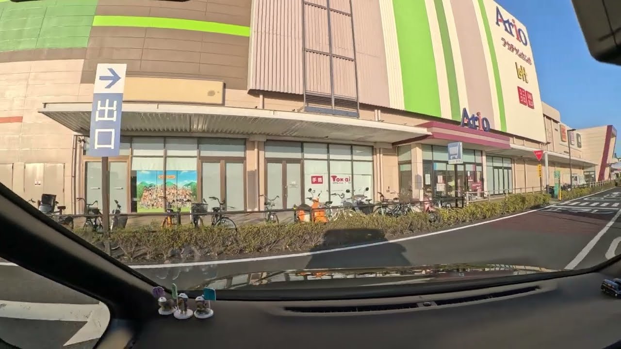 ゴープロドライブ動画＠　自宅〜シスコンパーク月島第１駐車場〜京葉市川パーキングエリア〜アリオ市原〜自宅編　その４