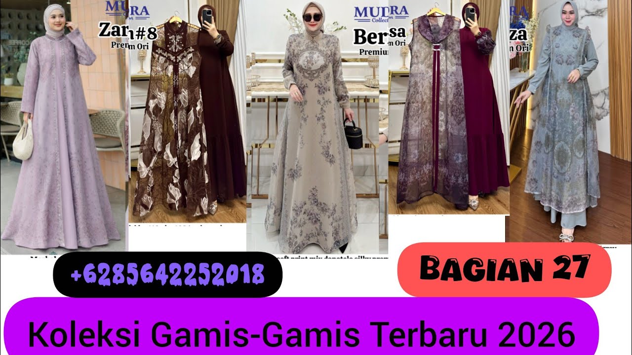 Koleksi Gamis-Gamis Terbaru 2026 bagian 27