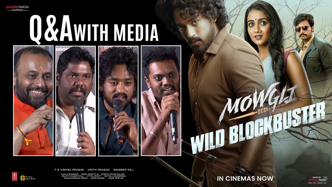 Q&A With Media at Mowgli Wild Blockbuster Success Meet | Roshan Kanakala | Bandi Saroj Kumar