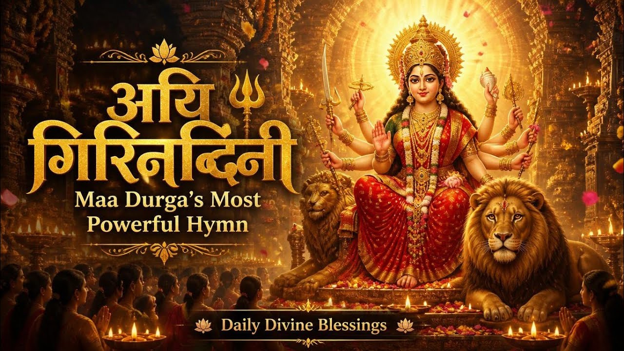 दुर्गा चालीसा | 1 घंटे का निरंतर पाठ 🕉️🌸| माँ दुर्गा की कृपा और सुरक्षा के लिए
