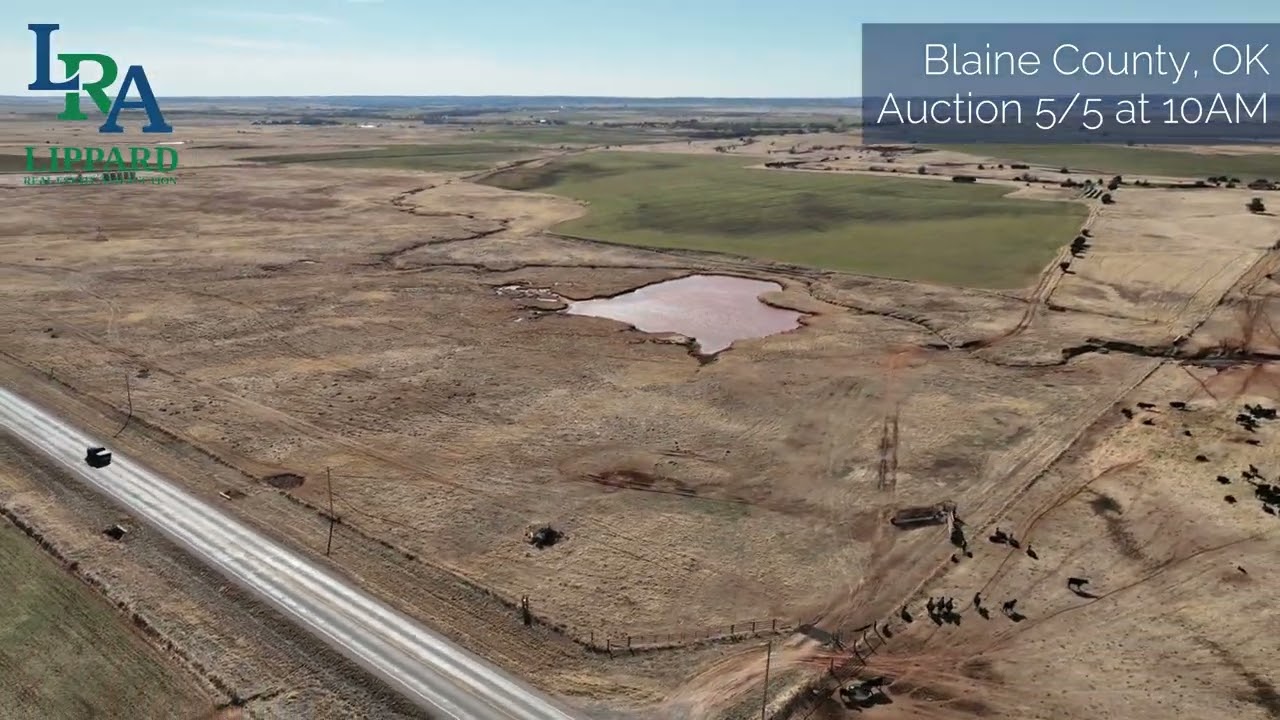 160± Acres Okeene Area - Grass Pasture, Cropland, Good Cattle Farm - Auction 5/5 at 10am