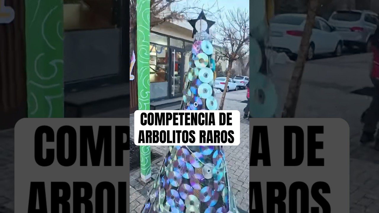 Competencia de Arbolitos Raros en Kazajistán 🇰🇿 en Plena Navidad 🎄🎁