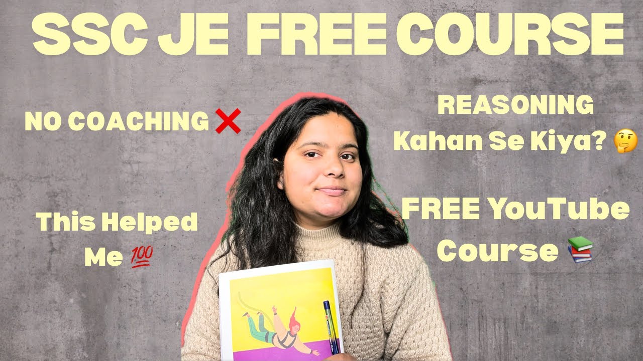 SSC JE Free YouTube Course 📚 | Junior Engineer Preparation | This is What I Followed 💯