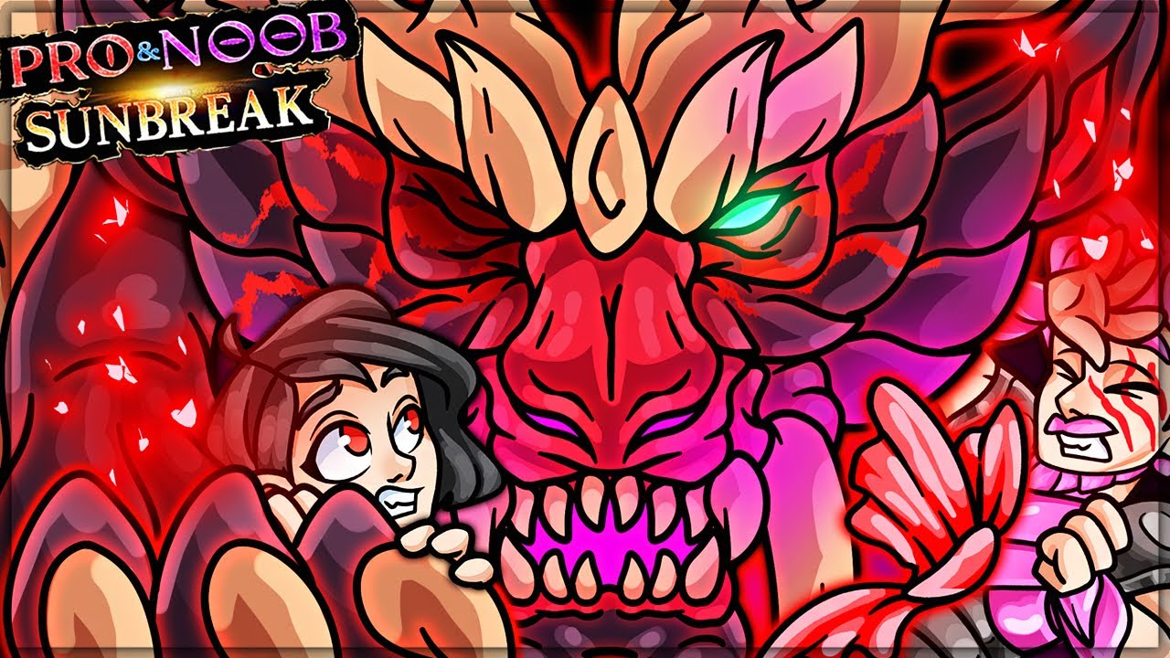 THE FINAL AFFLICTED BOSS - Pro and Noob VS Monster Hunter Rise Sunbreak! (A7 Afflicted Monsters)