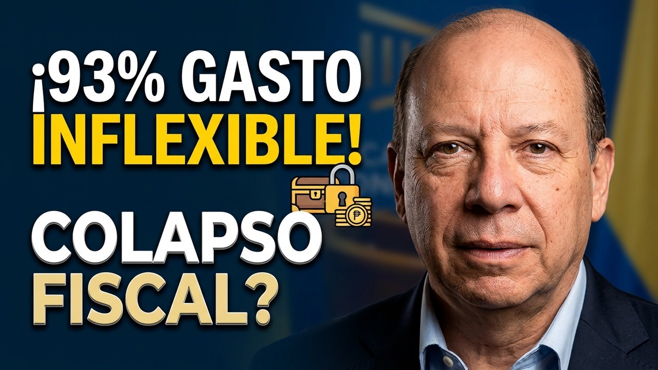 ‘El 93% del gasto público es inflexible’: Ministro de Hacienda