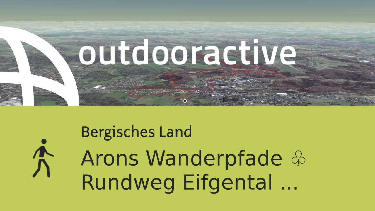 Wanderung im Bergischen Land: Arons Wanderpfade ♧ Rundweg Eifgental Tente ▶◀ Neuem&uuml;hle