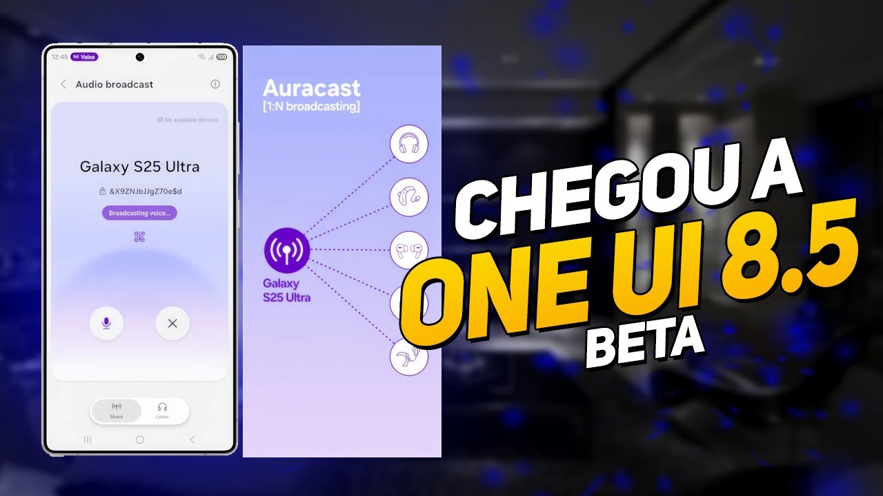 CHEGOU A BETA DA ONE UI 8.5