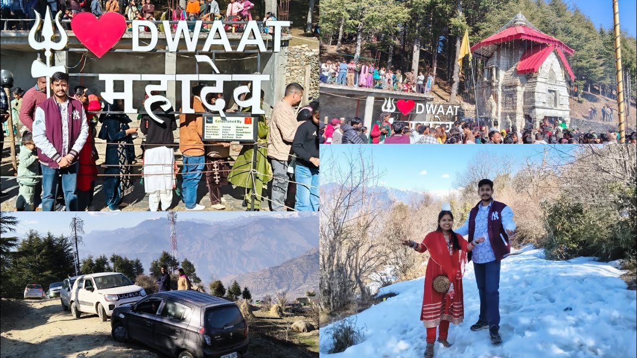 🏔️ Hidden Mahadev Temple in Chamba | Snowfall & Road Journey Vlog