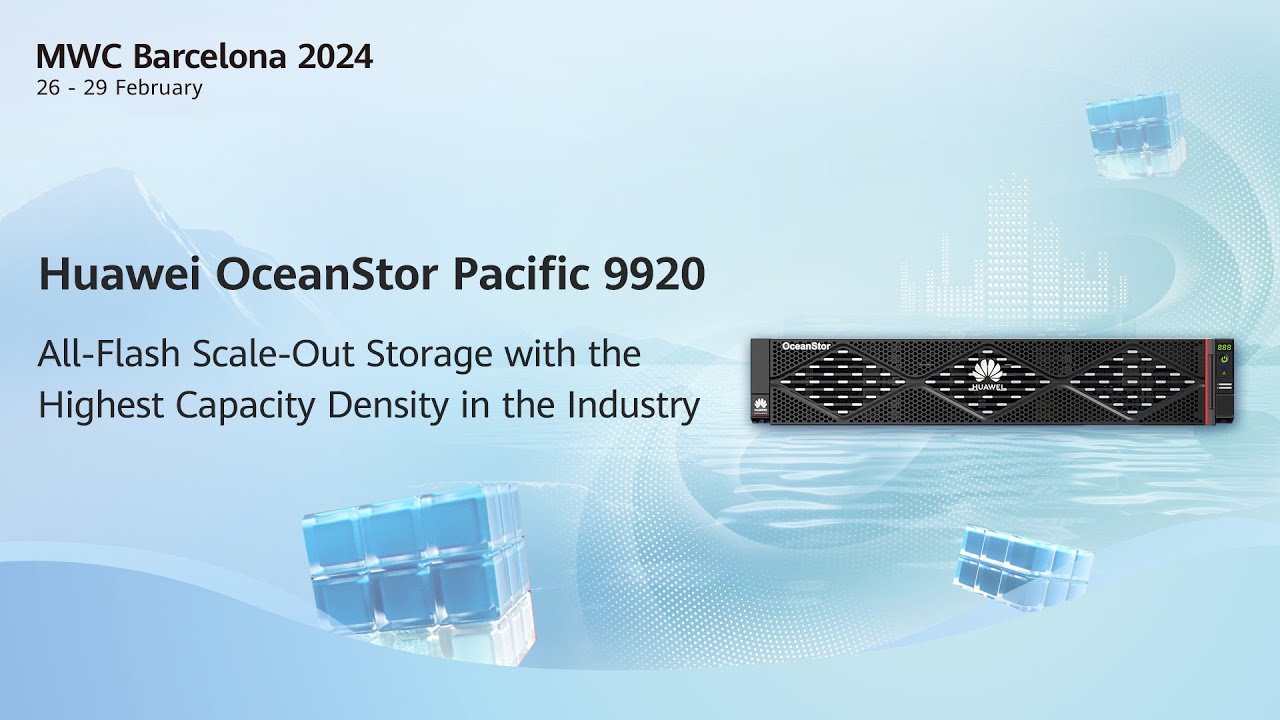 #MWC24-Unveil the Cutting-Edge Tech of Huawei OceanStor Pacific 9920 All-Flash Scale-Out Storage