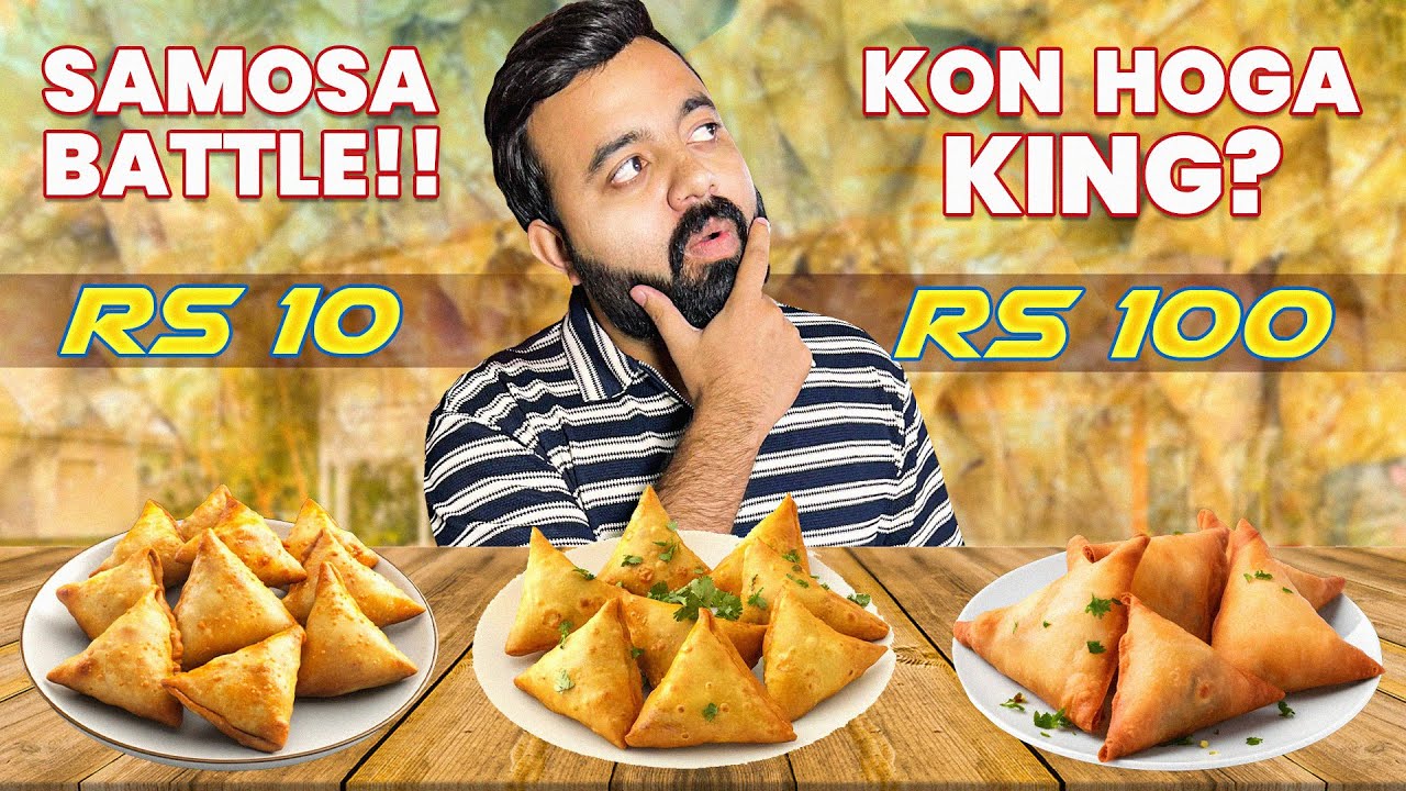 COMPARING STREET SAMOSA IN PAKISTAN FOOD CHALLENGE 🇵🇰👌