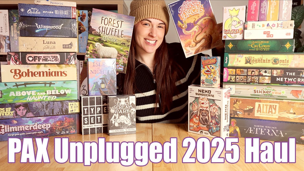 PAX Unplugged 2025: добыча! | The Board Game Garden