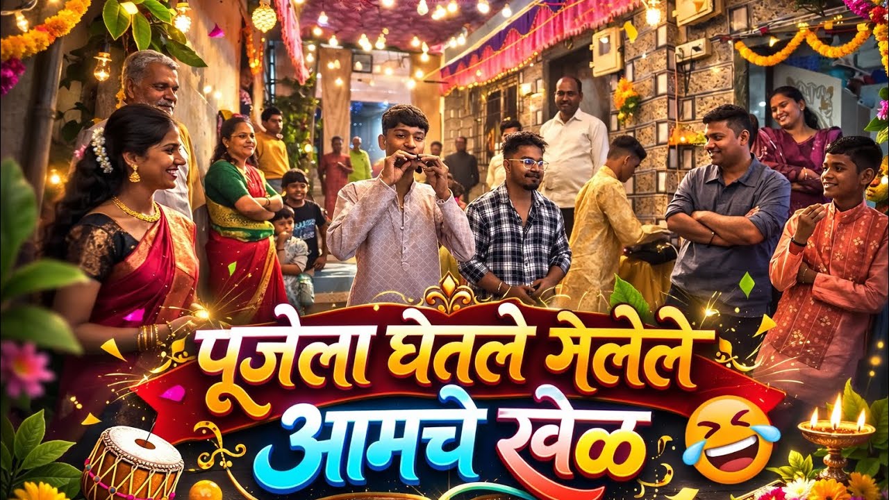 पूजेत रंगला आमचा धमाल खेळ 😂 | हसून हसून पोट दुखेल!
