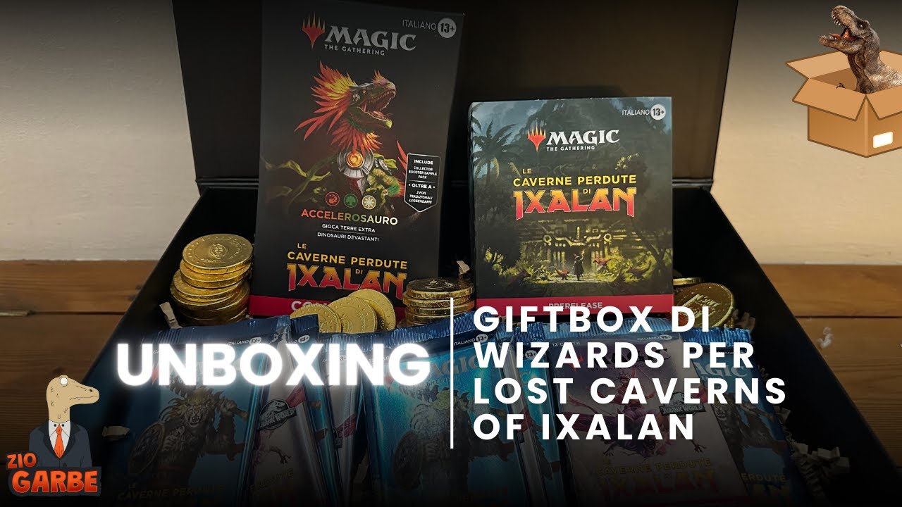 🦕 Unboxing giftbox di Wizards per Lost caverns of Ixalan [Magic Ita]