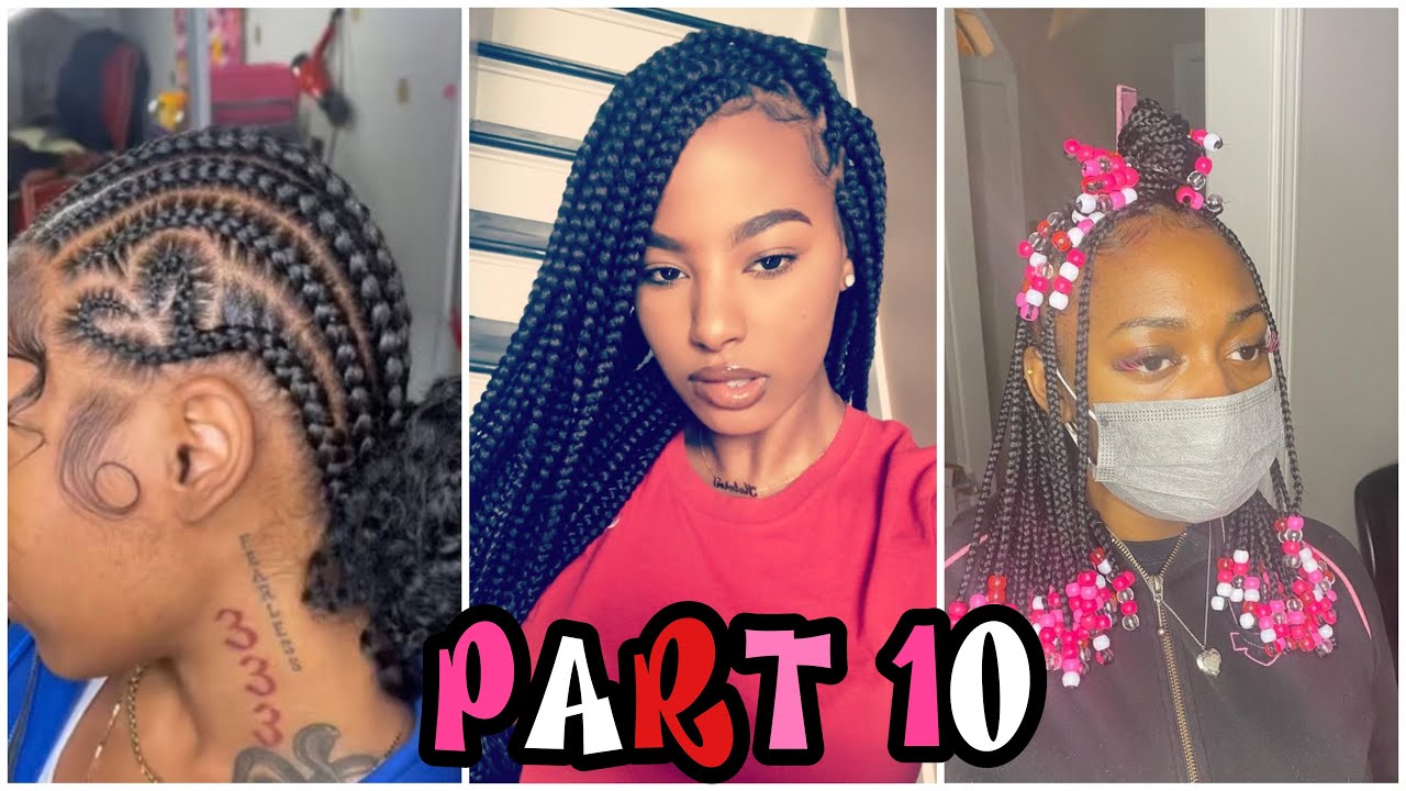 AMAZING BRAIDED PROTECTIVE HAIRSTYLES COMPILATION PART 10 😍😍😍😍| Baby Doll Layla