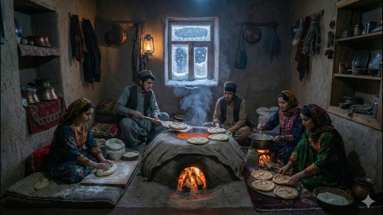 How We Live in the Freezing Cold | Traditional Village Morning & Cooking