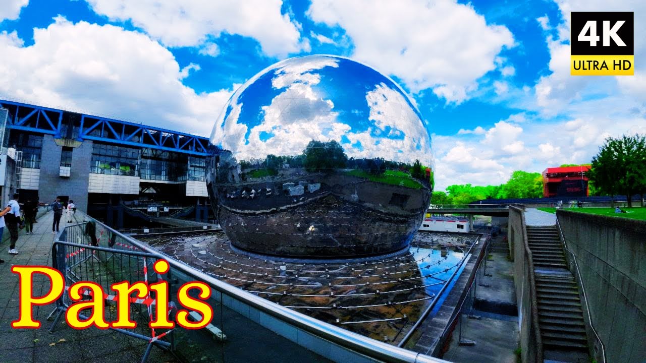 Paris France Walk of Sciences and Industry Paris (Full HD)