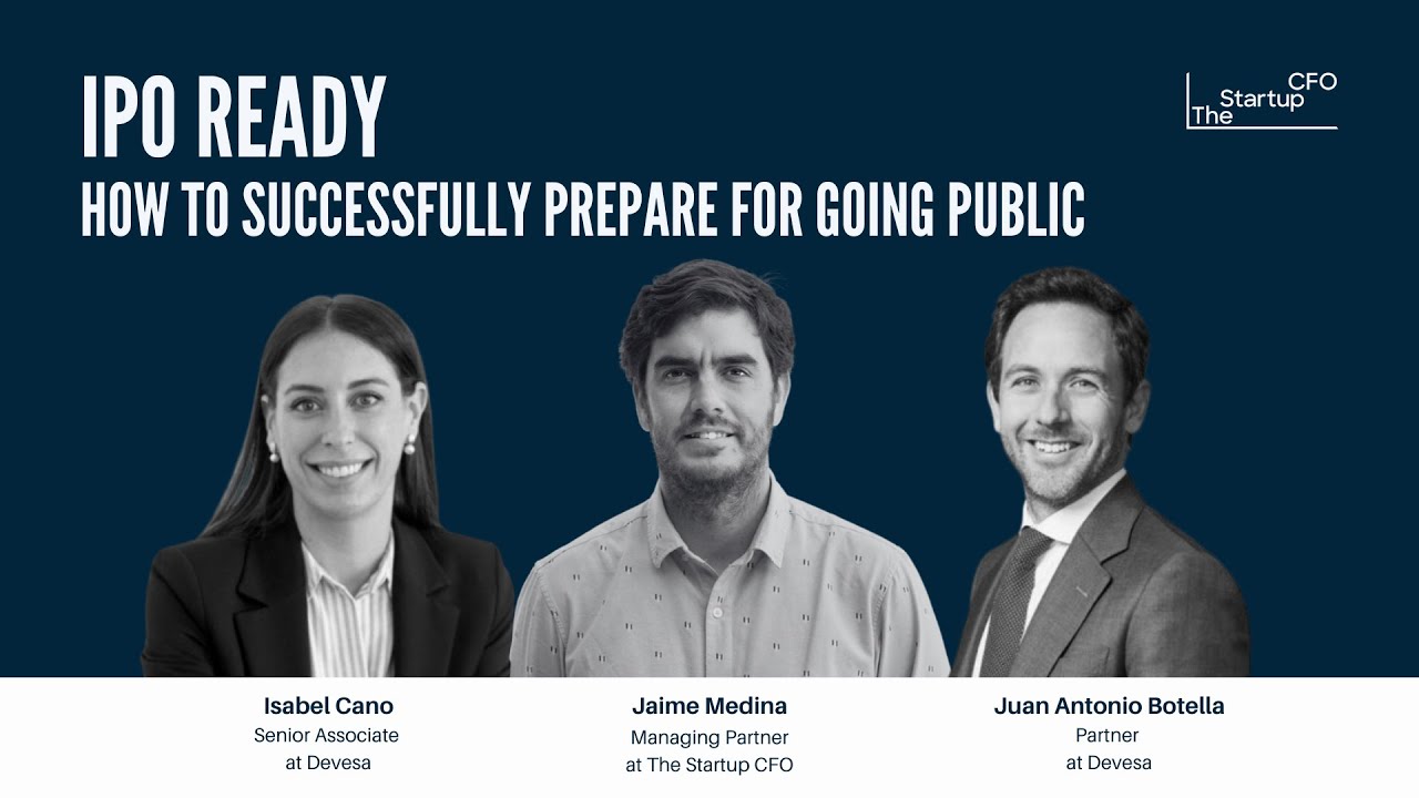 Webinar con Devesa - IPO Ready: Cómo prepararse para salir a bolsa con éxito