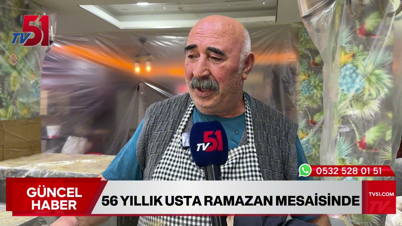 56 Yıllık Usta Ramazan Mesaisinde 