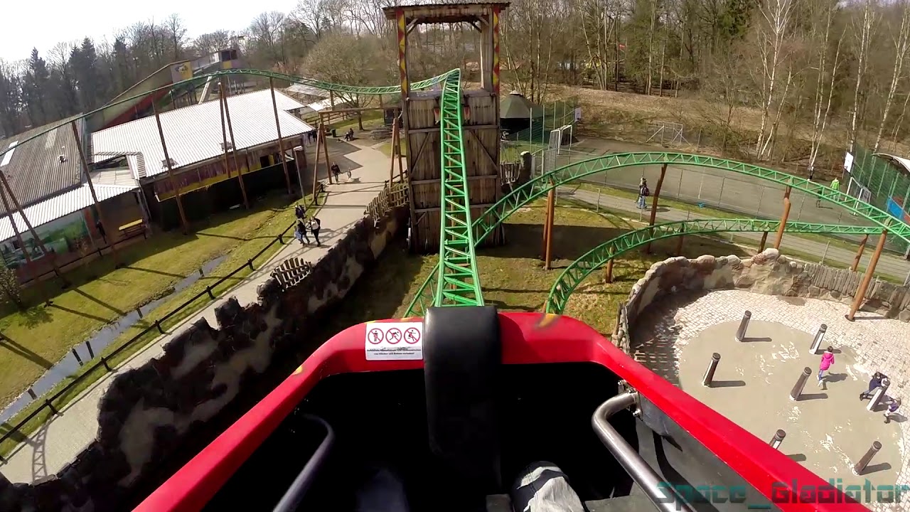 Ferienzentrum Schloss Dankern - Achterbahn (GoPro, 2018)