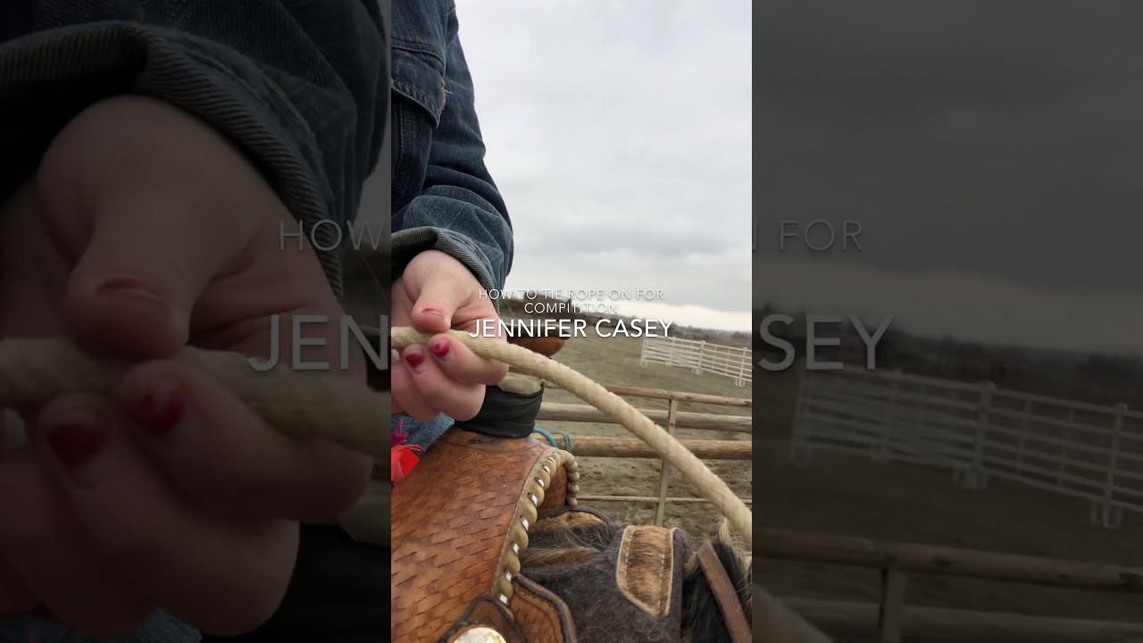 How to tie rope on.