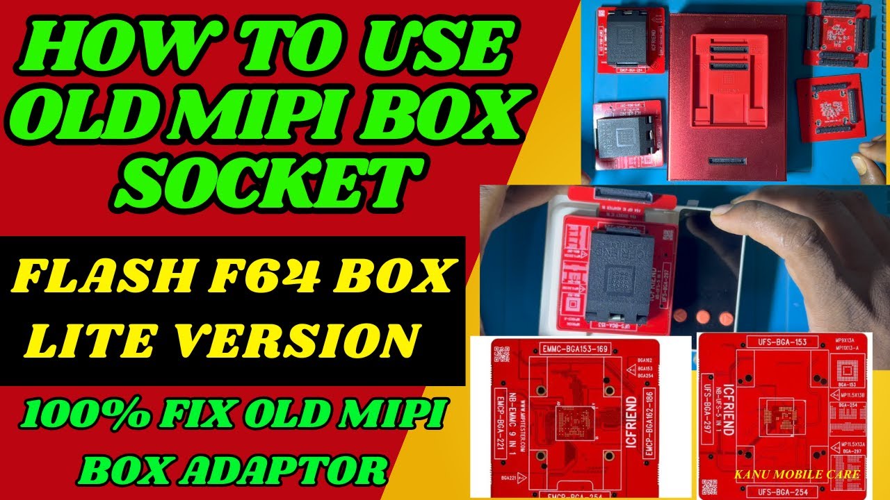 🔥How to Use Old Mipi Box Adaptor Flash F64 Lite Version✅️Youtube First Full detail video ||