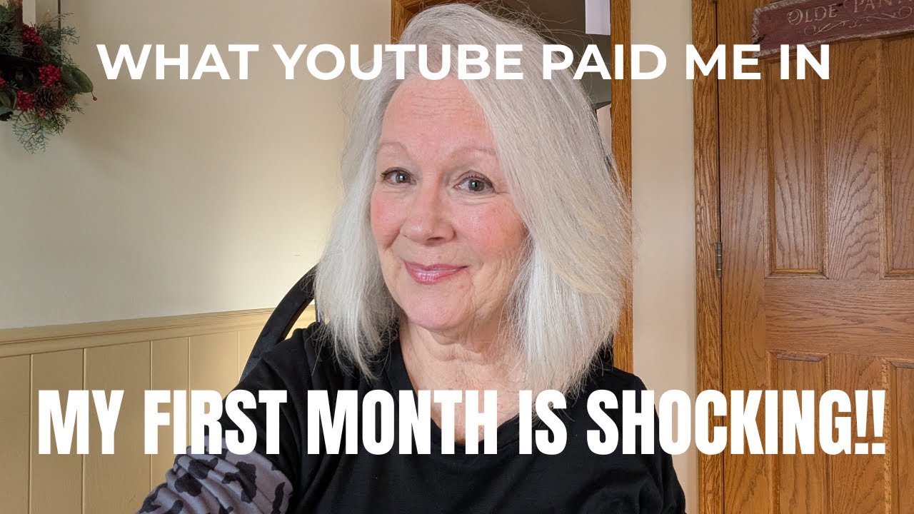 «Сколько мне заплатил YouTube за первый месяц монетизации, будучи пенсионером»